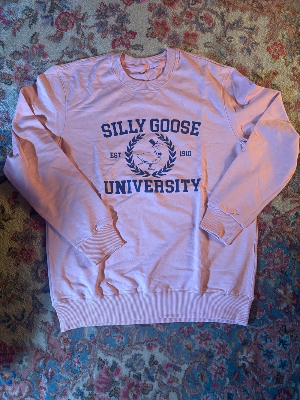 Pink cotton sweatshirt